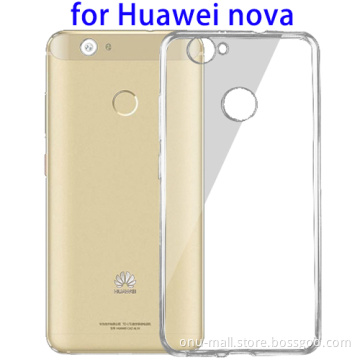 New Transparent Case for Huawei Nova, Protective TPU Case for Huawei Nova Cover
